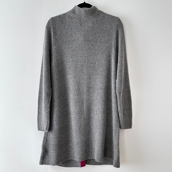 Boden Seed Stitch Gray Wool Cardigan Sweater Coat - Picture 10 of 16